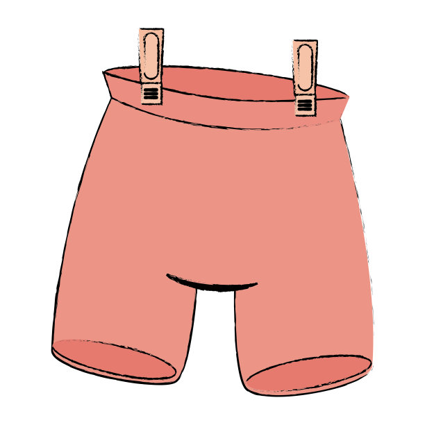 干净的衣物挂标图片下载