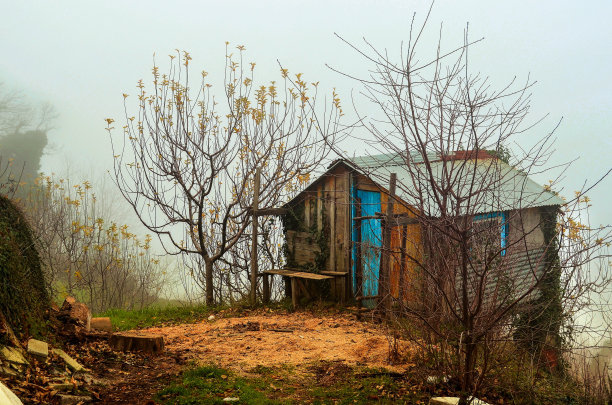 废弃的小屋图片下载
