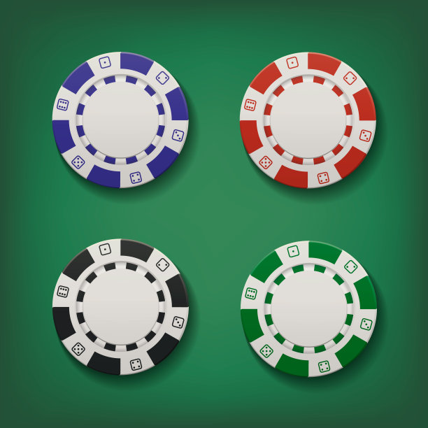 赌场的筹码。矢量插图。图片下载