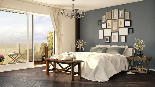 舒适的卧室素材图片