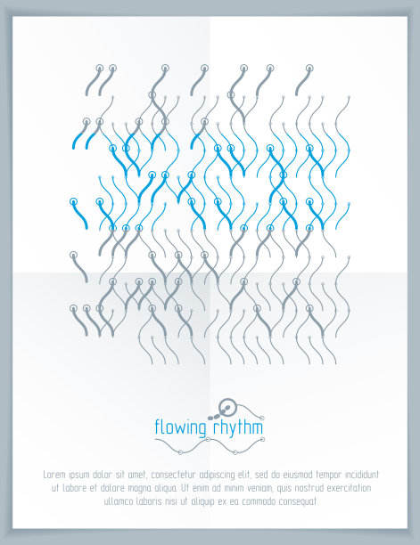 技术矢量墙纸与抽象的线条。用作广告横幅的现代几何构图。图片下载