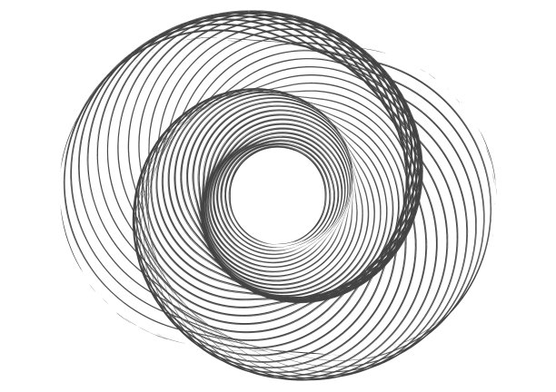 抽象的圆形螺旋标志模板。图片下载