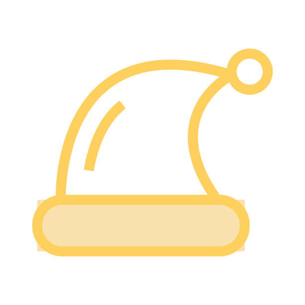 圣诞老人颜色线矢量图标图片下载