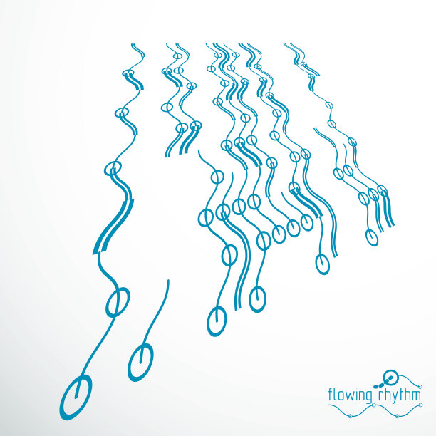 技术矢量墙纸与抽象的线条。现代的几何构图可以用作模板和布局。图片下载