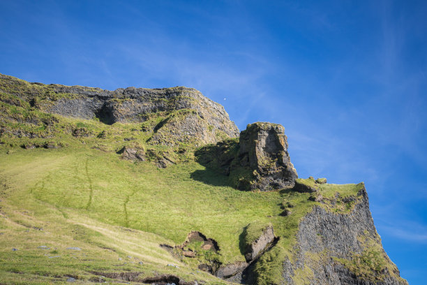 山在Reynisdrangar图片下载