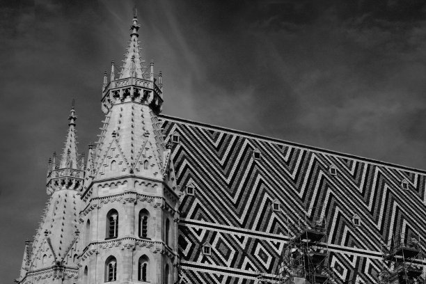 奥地利维也纳Stephansdom大教堂;图片下载