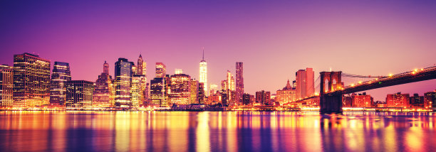 紫色的曼哈顿图片下载