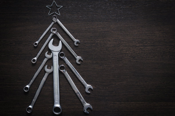 新年树。图片下载