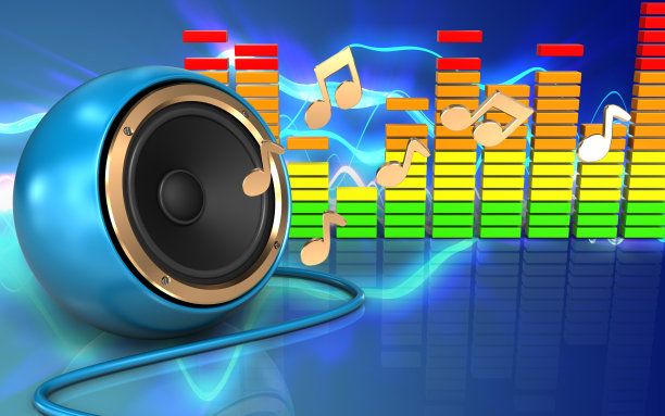 3d音频频谱注释图片下载