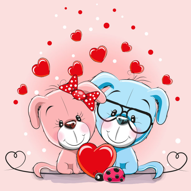 情人卡狗图片下载