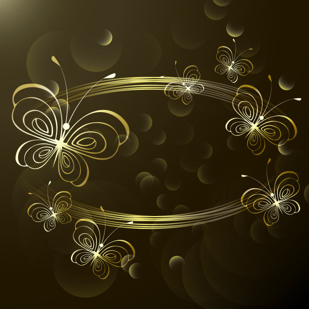 成分与蝴蝶图片下载