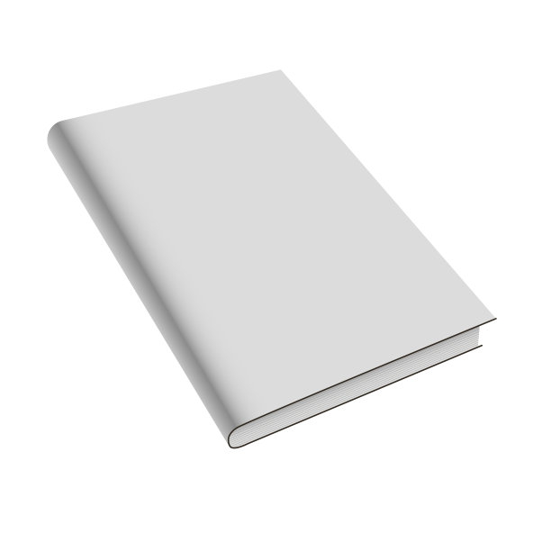 空白书封面白色孤立。矢量模拟插图。图片下载