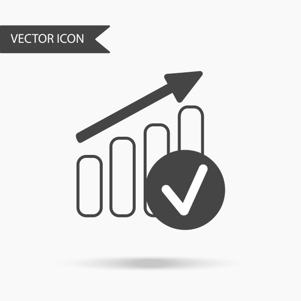 现代和简单的平面矢量插图。业务图图标。网站、演示文稿、应用程序、界面的成长图表中的图像图片下载