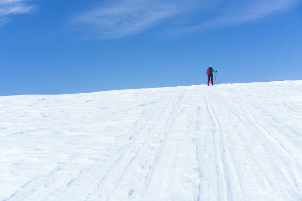 挪威野外滑雪者哈当厄飞机图片下载