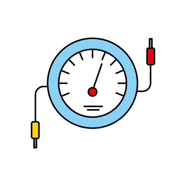 速度计图标计数器电缆试验图片下载