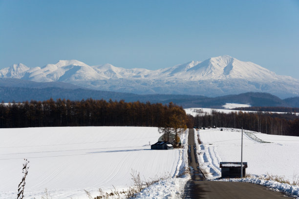 雪山和冬山之巅图片下载