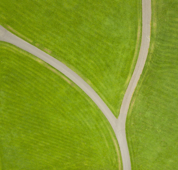 从上面看公园里的人行道图片下载