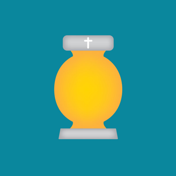 墓地蜡烛万圣节灯笼图片下载