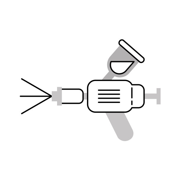 喷枪汽车喷漆设备标志图片下载