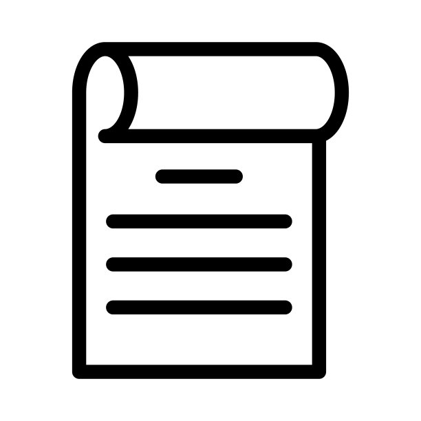 文档矢量细线图标图片下载