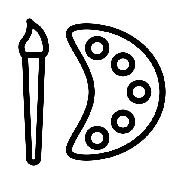 绘图工具细线矢量图标图片下载