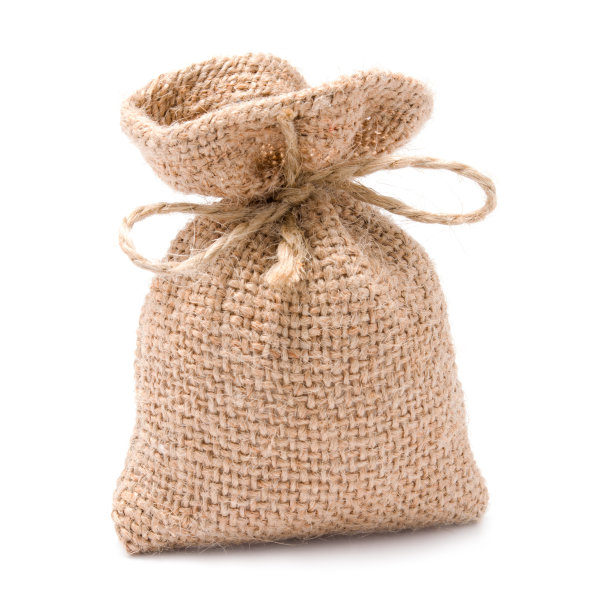 袋子从一个袋孤立在一个白色的背景图片下载