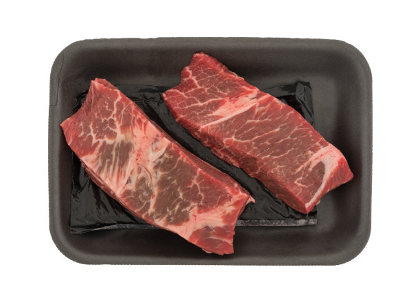 盘子里的无骨牛排图片下载