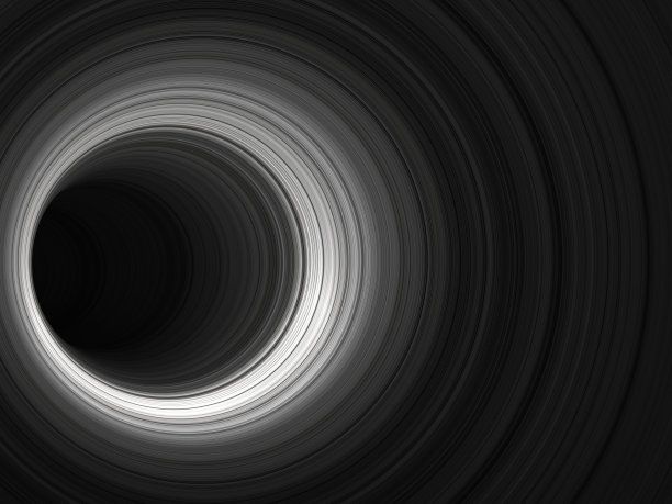 抽象黑色数字背景与隧道3d图片下载