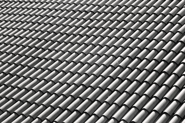 红色的屋顶瓦片图片下载