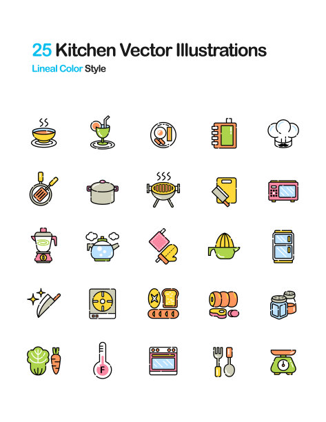 厨房的颜色说明图片下载