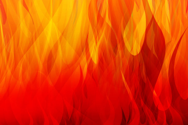 火抽象背景，矢量插图。图片下载