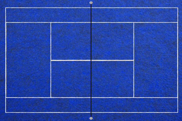 俯视图的现实纹理网球场的背景。图片下载