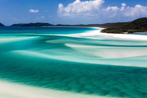 怀特黑文海滩，圣灵群岛图片下载