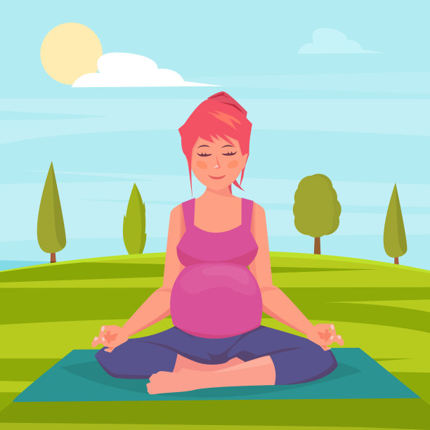 孕妇做瑜伽图片下载