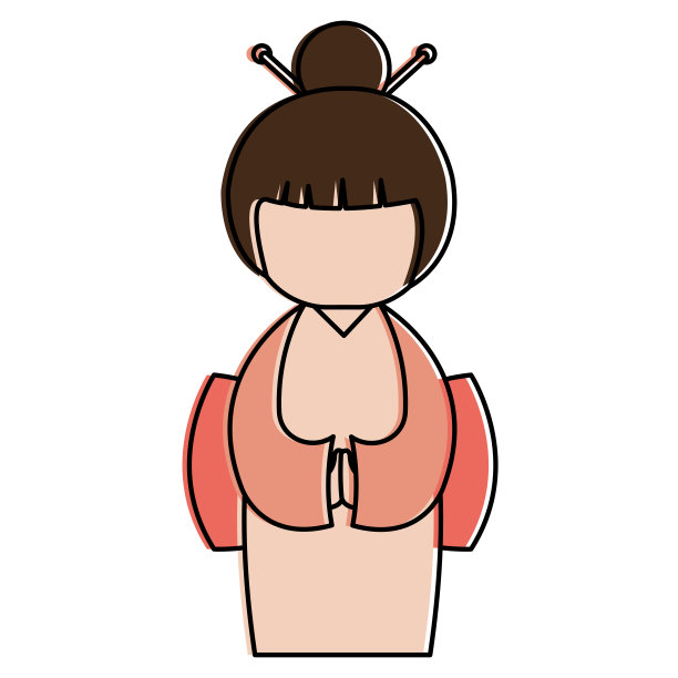 小日本娃娃卡哇伊的性格图片下载