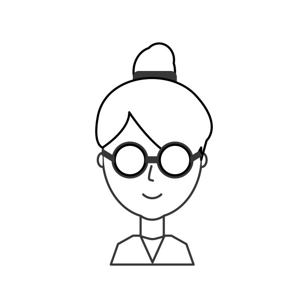 女人的脸矢量插图图片下载