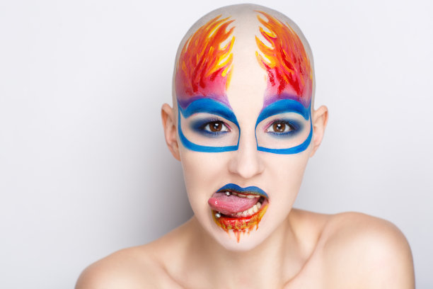 女人的美丽的脸图片下载