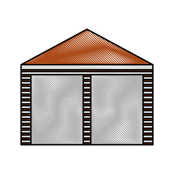 仓库建筑外部商业空图片下载