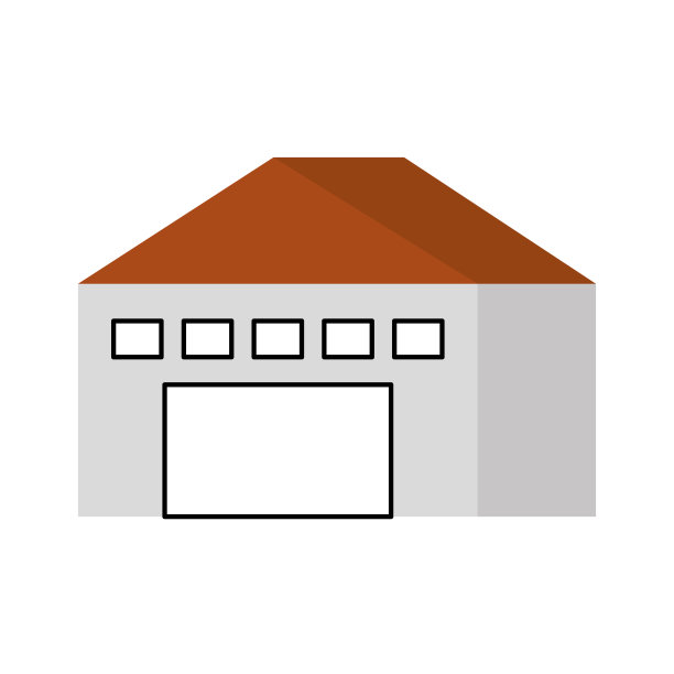 仓库建筑外部商业空图片下载