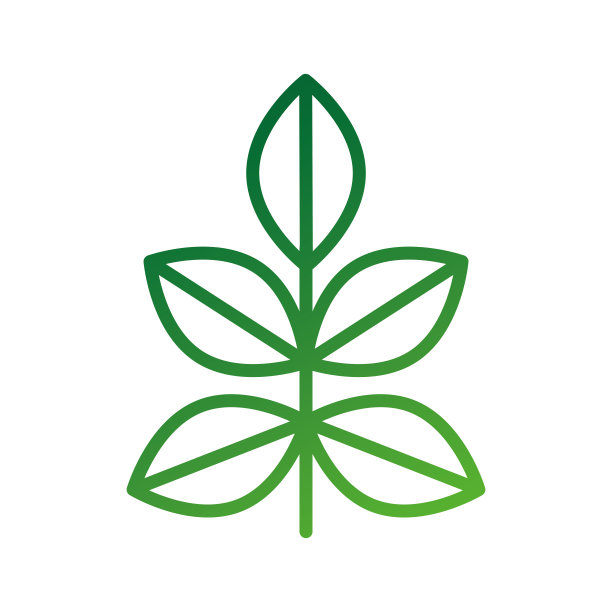 绿叶植物园林自然植物图标图片下载