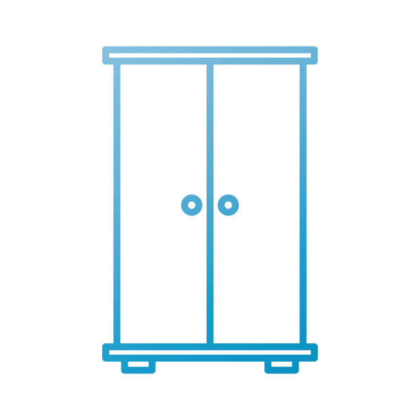 衣柜木质家具门的衣服图片下载