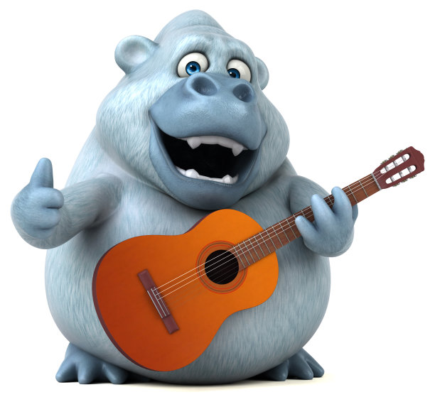 有趣的雪人- 3D插图图片下载