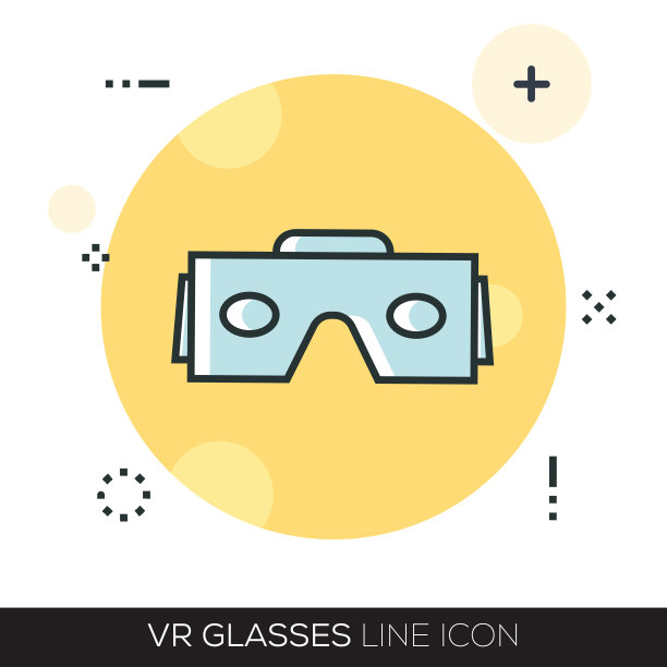 Vr眼镜产品线图标图片下载