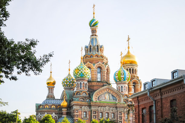 圣彼得堡的“血上的救世主”教堂图片下载