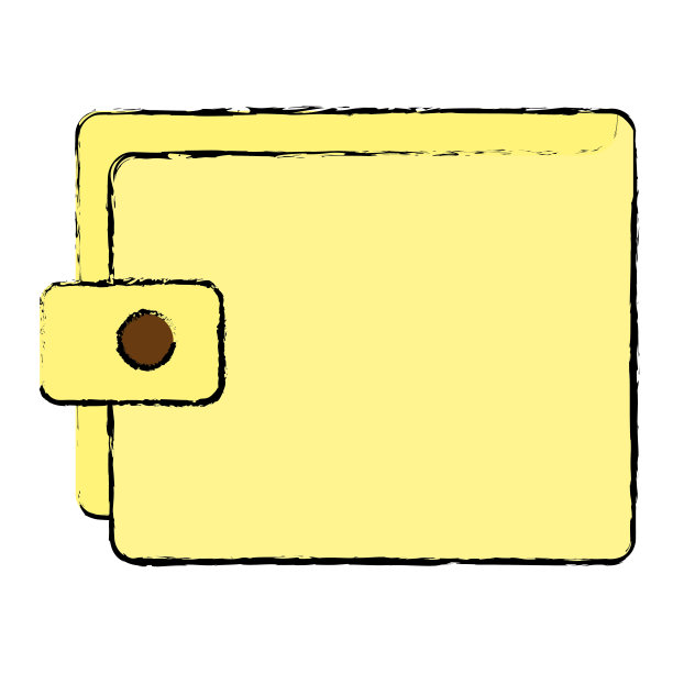 钱包金钱孤立图标图片下载