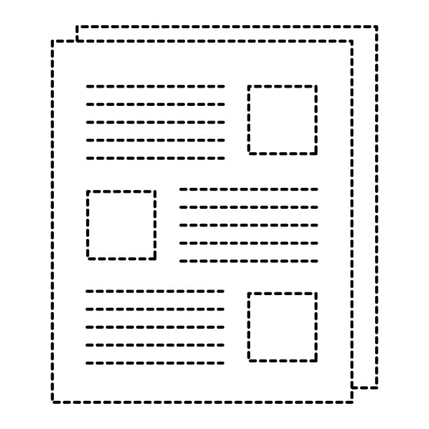 文档纸隔离图标图片下载