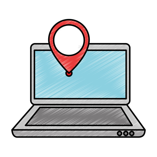 具有指针位置的笔记本电脑图片下载