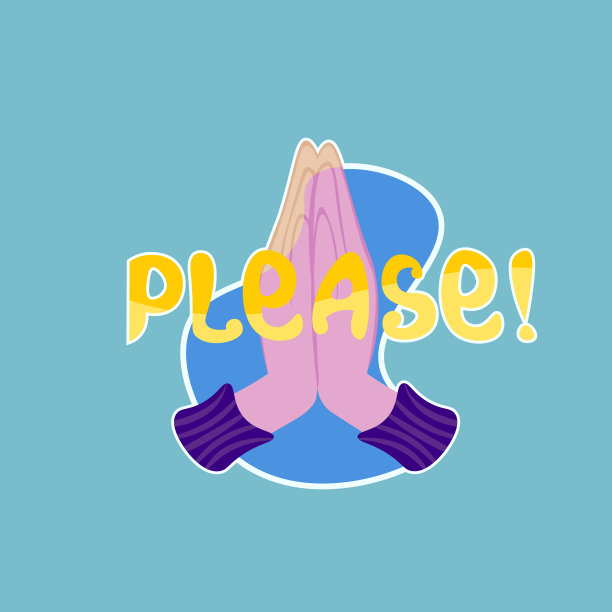 请贴社交媒体网络信息徽章设计图片下载