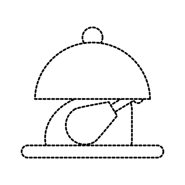 晚餐菜单上的一盘烤鸡图片下载