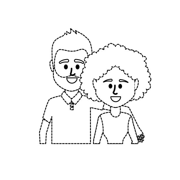 点形搭配休闲装图片下载